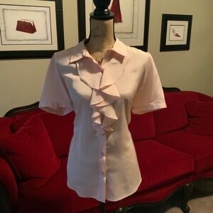 Business Casual Ruffled Top